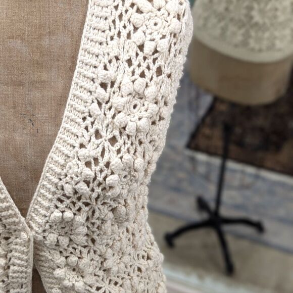 Hand Crocheted Vest - Picture 2 of 8
